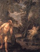 VERONESE (Paolo Caliari) Hercules,Deianira and the centaur Nessus,late Work oil painting